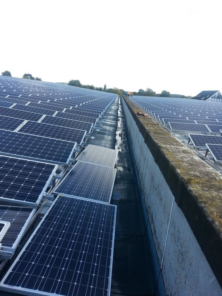 Sample of solar panels installed by RHIAES