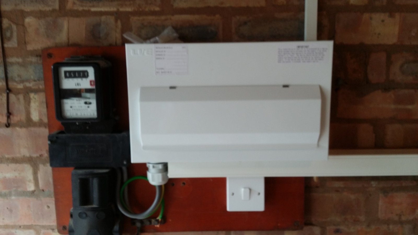 Sample of Rainhill Home Improvement and Energy Services work with meters and circuit boards