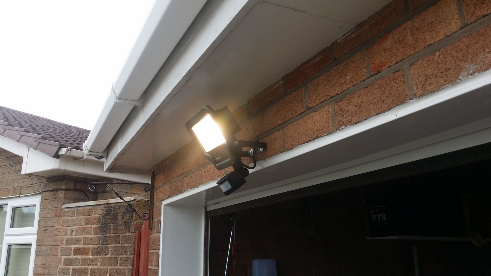 Work completed by RHIAES on a outdoor light