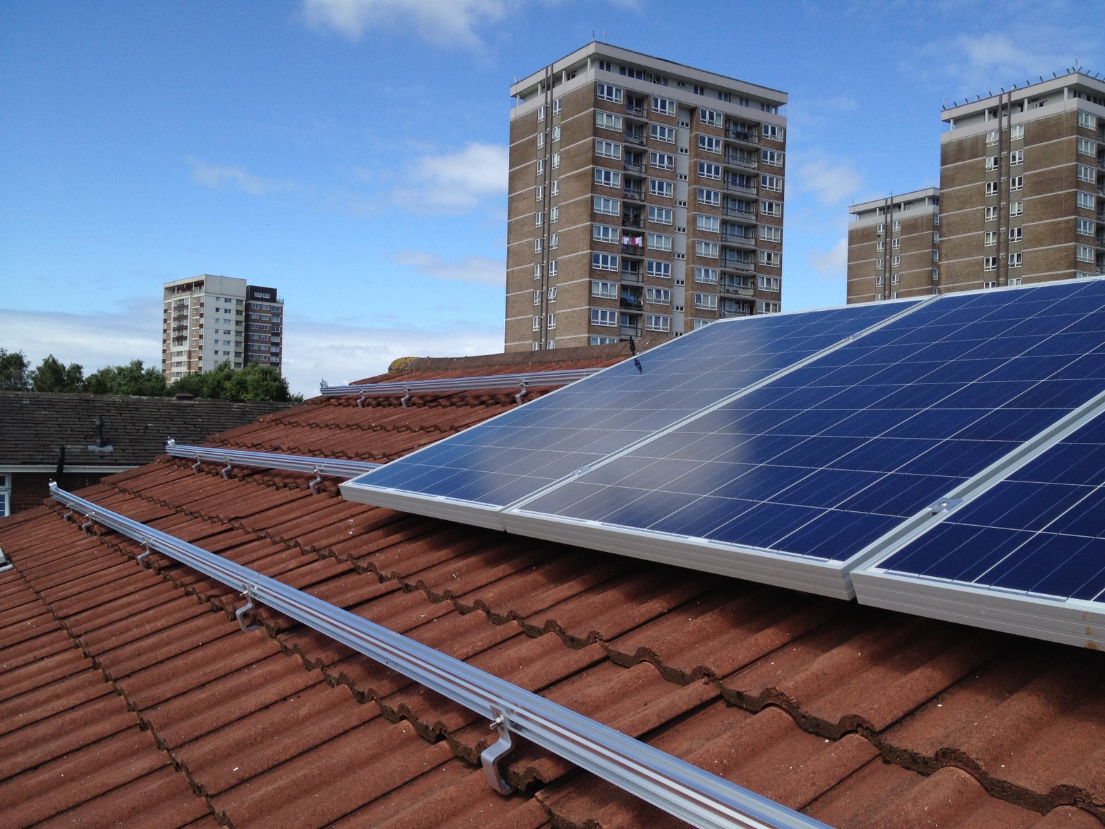Solar panels installed by Rainhill Home Improvement and Energy Services