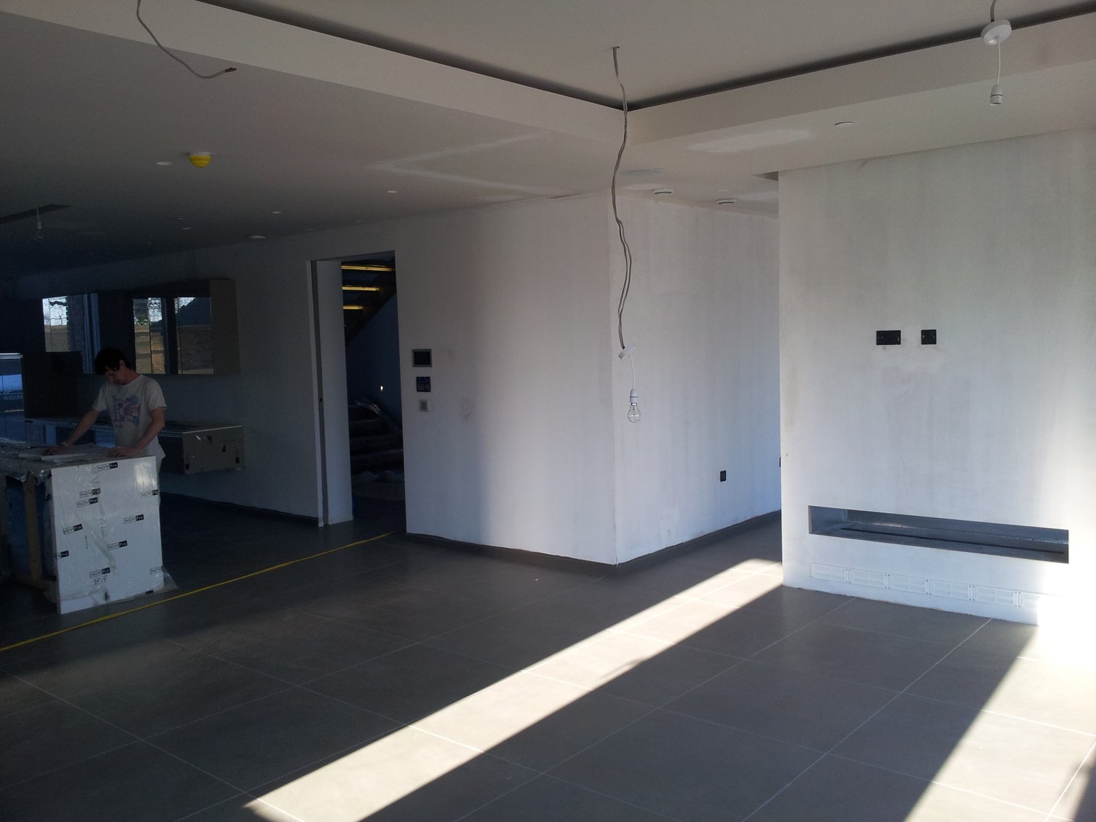 Sample of RHIAES work with electrics in a kitchen